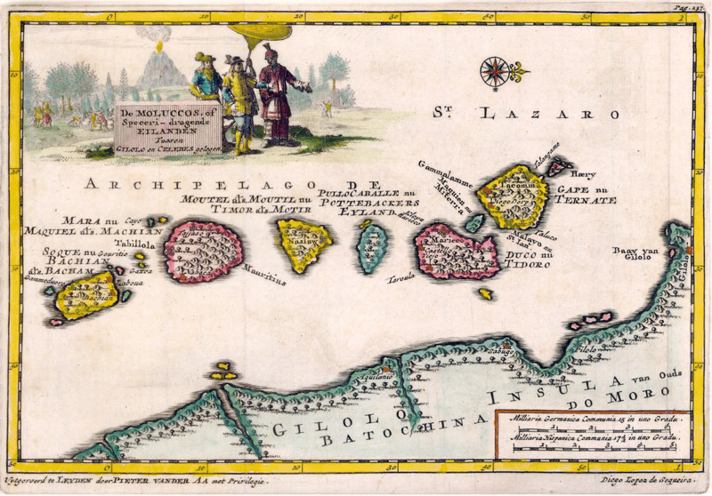 Molukse eilanden 1707 Pieter v.d. Aa